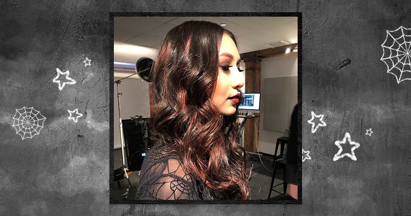 Loreal Paris BMAG How to Its Go Time 2 Last Minute Halloween Hair Ideas2 Step6